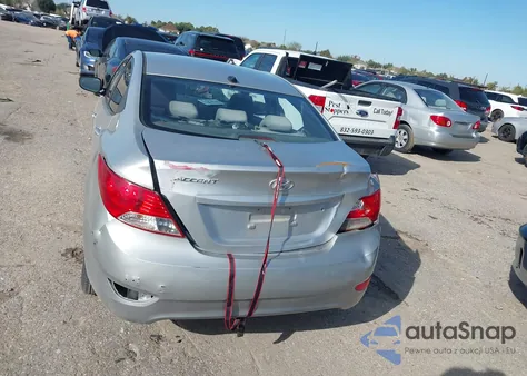 2014 Hyundai Accent Gls z USA, uszkodzony, nr VIN KMHCT4AE2EU628109